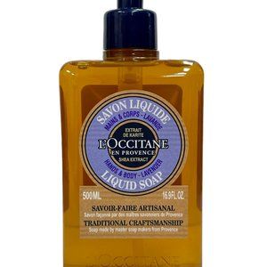 L'Occitane Hand & Body Lavender Liquid Soap (500ml/16.9fl) New